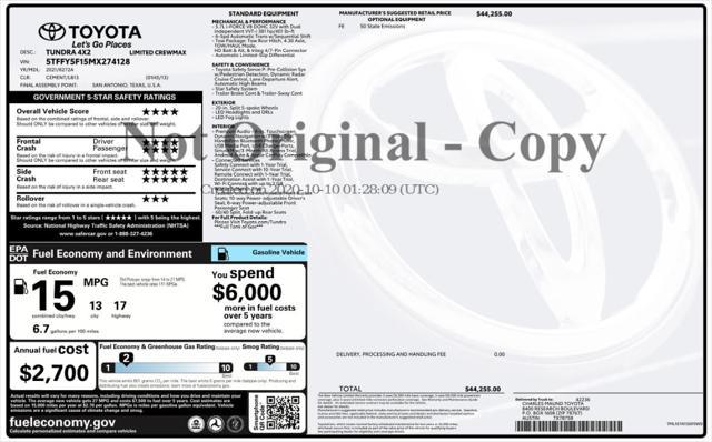 used 2021 Toyota Tundra car, priced at $32,199