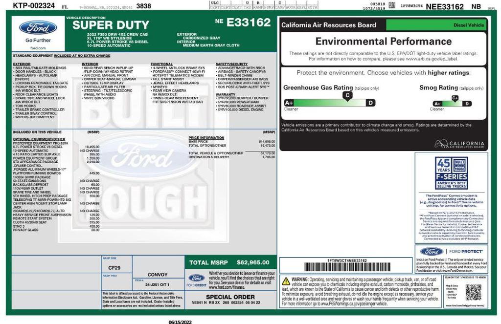 used 2022 Ford F-350 car, priced at $43,499