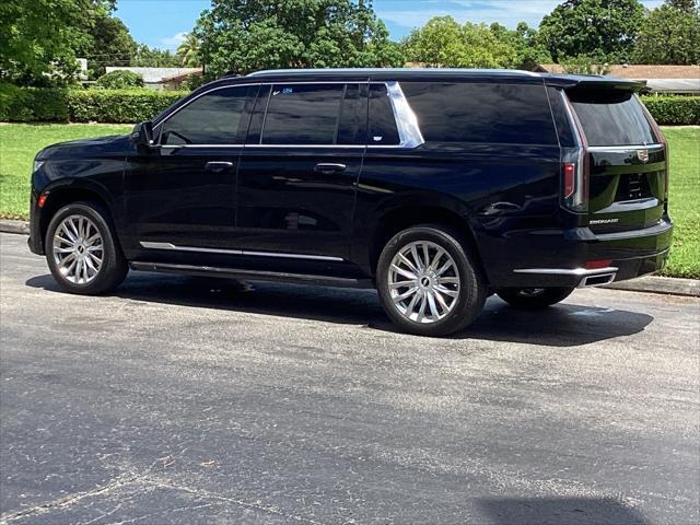 used 2021 Cadillac Escalade ESV car, priced at $49,899