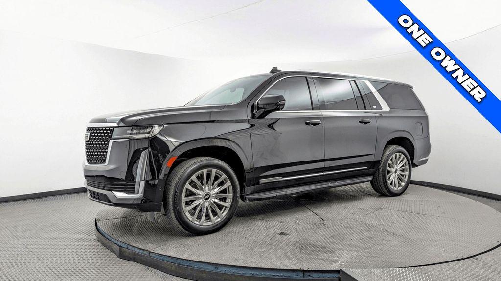 used 2021 Cadillac Escalade ESV car, priced at $48,999