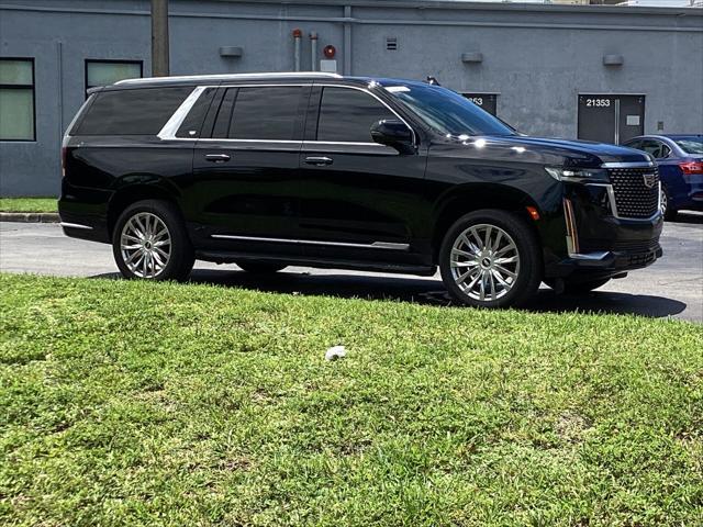 used 2021 Cadillac Escalade ESV car, priced at $49,899