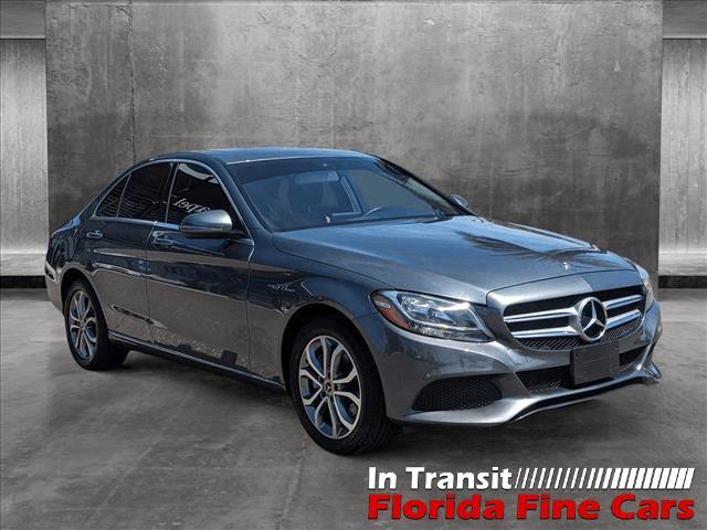 used 2018 Mercedes-Benz C-Class car, priced at $17,489