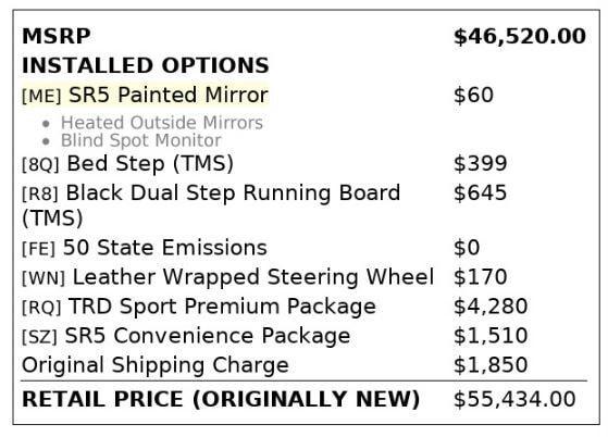 used 2023 Toyota Tundra car, priced at $35,899