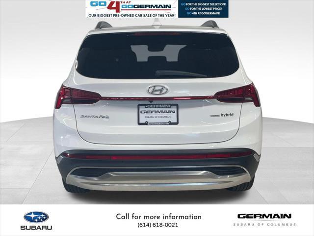 used 2022 Hyundai Santa Fe car, priced at $27,129