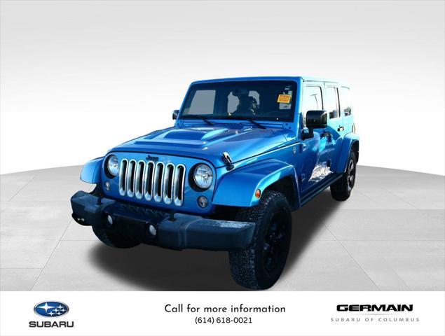 used 2015 Jeep Wrangler Unlimited car, priced at $17,210