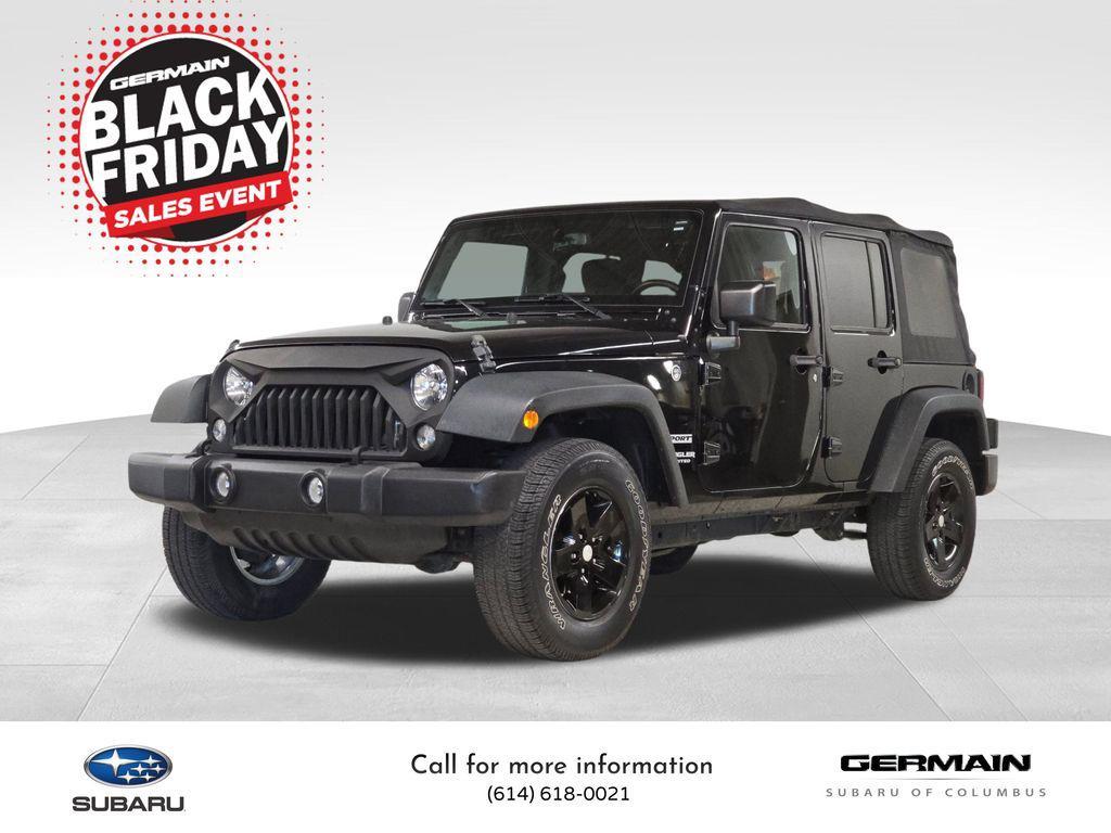 used 2016 Jeep Wrangler Unlimited car, priced at $16,494