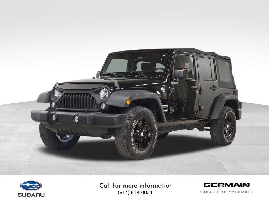 used 2016 Jeep Wrangler Unlimited car, priced at $19,289