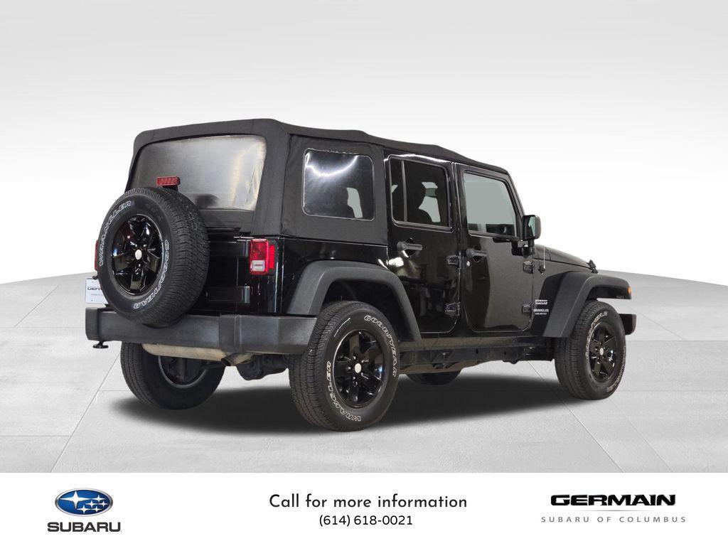 used 2016 Jeep Wrangler Unlimited car, priced at $19,289