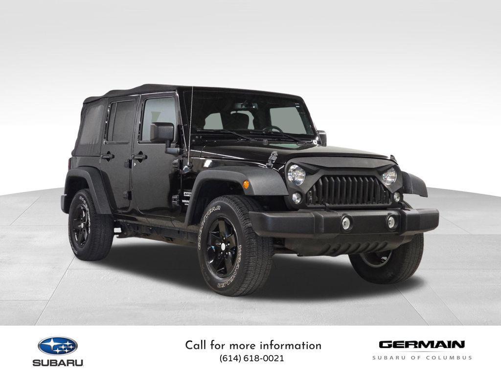 used 2016 Jeep Wrangler Unlimited car, priced at $19,289