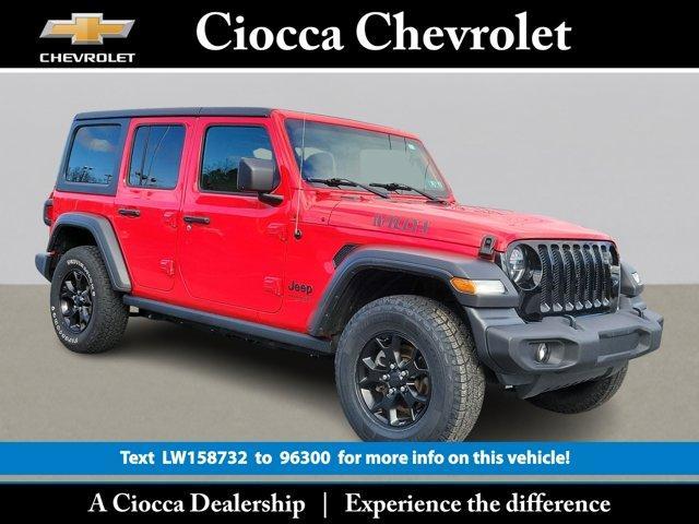 used 2020 Jeep Wrangler Unlimited car, priced at $27,894