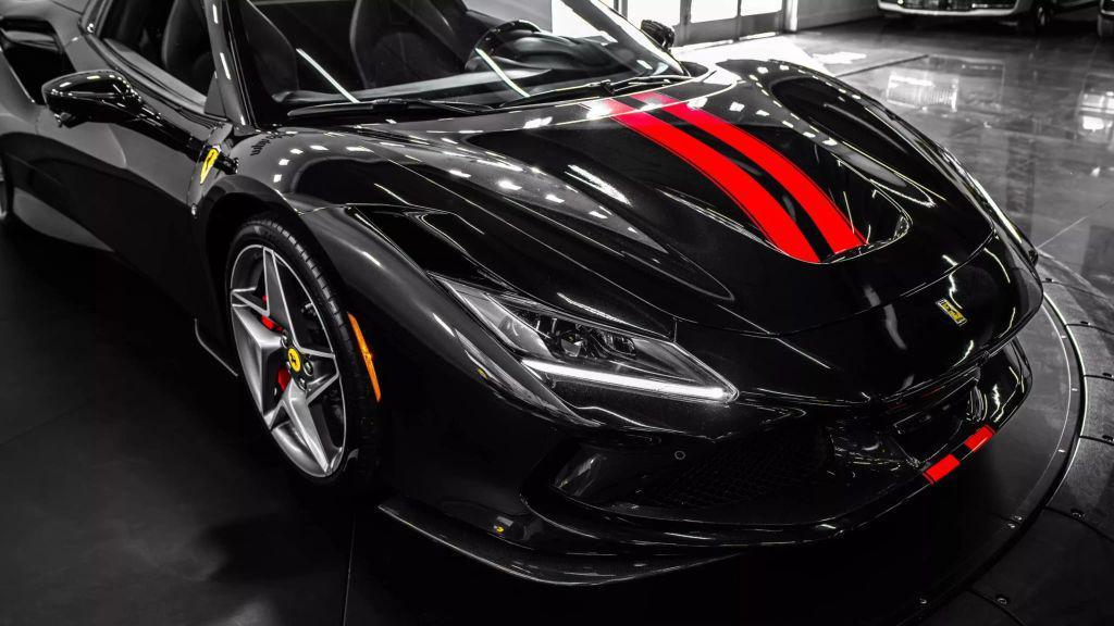 used 2021 Ferrari F8 Spider car, priced at $410,000