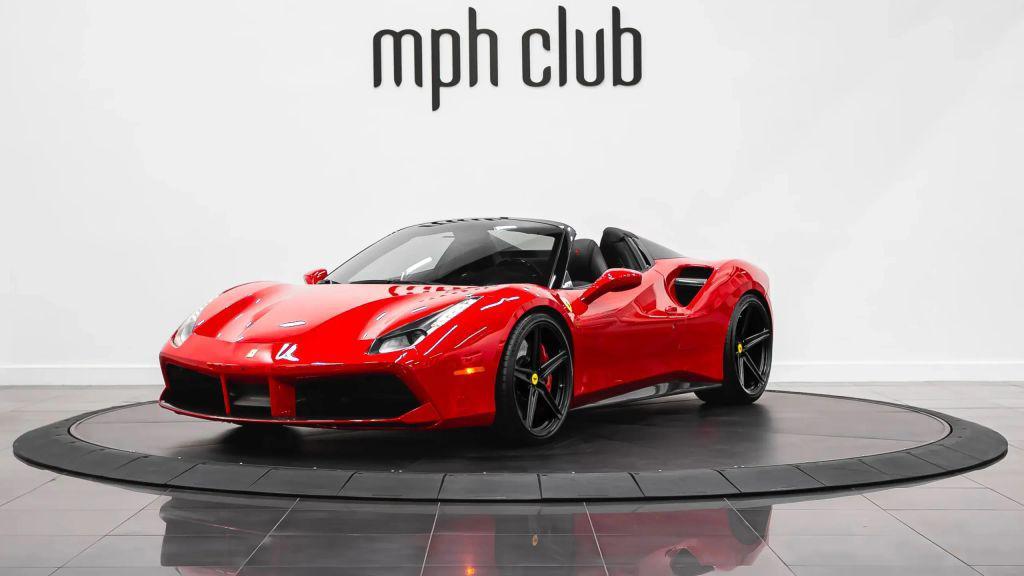 used 2019 Ferrari 488 Spider car, priced at $265,000