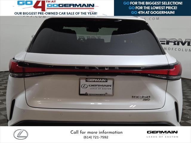 used 2024 Lexus RX 350 car, priced at $55,047