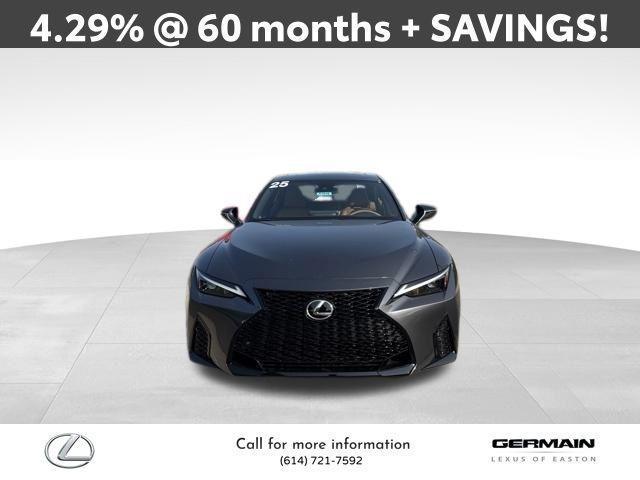 new 2025 Lexus IS 350 car, priced at $51,373