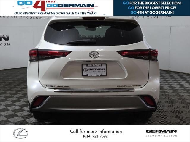 used 2021 Toyota Highlander car, priced at $35,215