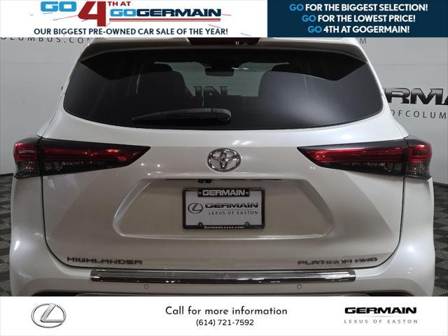 used 2021 Toyota Highlander car, priced at $35,215
