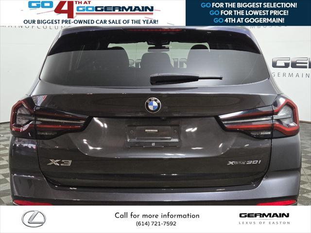 used 2022 BMW X3 car, priced at $35,949