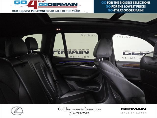 used 2022 BMW X3 car, priced at $35,949