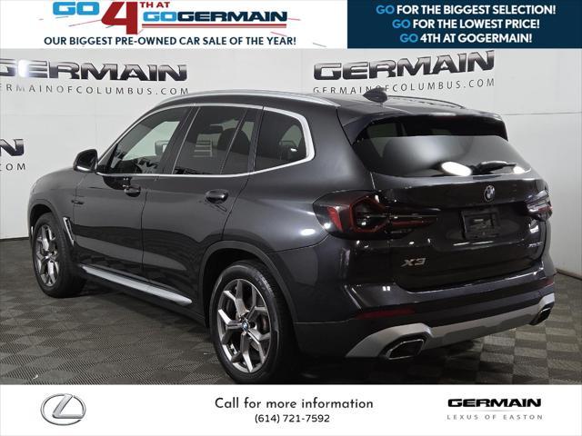 used 2022 BMW X3 car, priced at $35,949