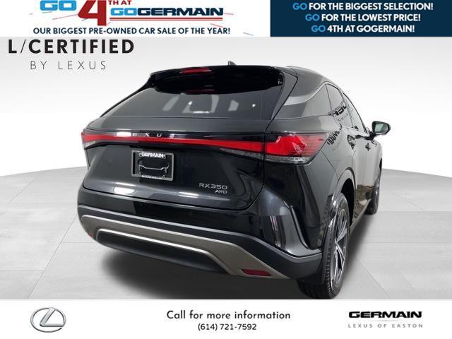 used 2024 Lexus RX 350 car, priced at $53,755