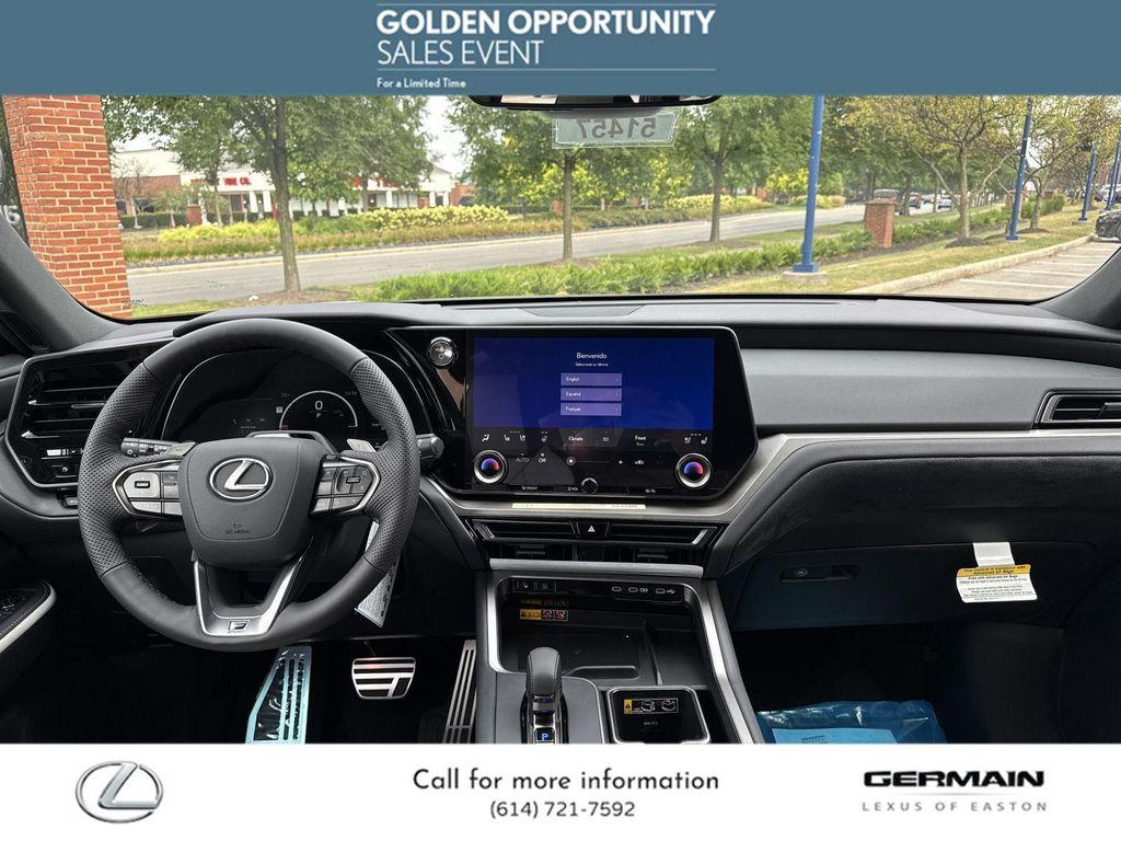 new 2025 Lexus TX 500h car, priced at $72,716