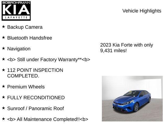 used 2023 Kia Forte car, priced at $20,836