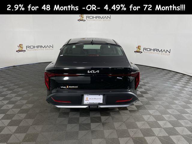 new 2025 Kia K4 car, priced at $22,698