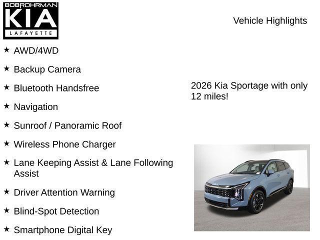 new 2026 Kia Sportage Hybrid car, priced at $41,710