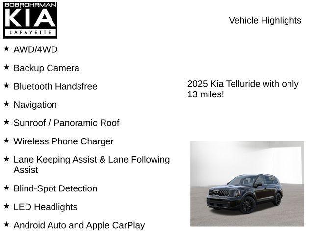 new 2025 Kia Telluride car, priced at $45,975