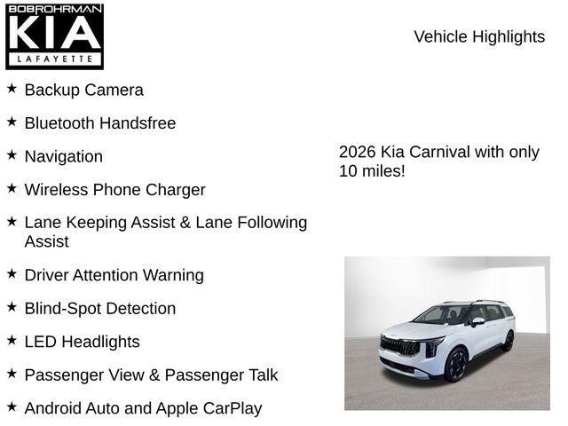 new 2026 Kia Carnival car, priced at $41,149