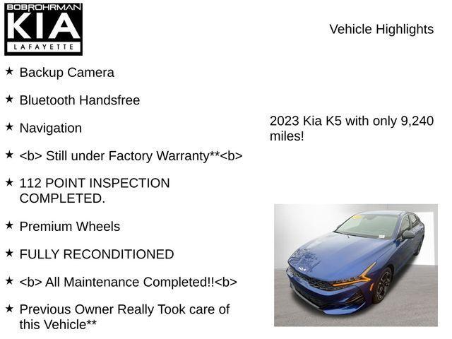 used 2023 Kia K5 car, priced at $25,993