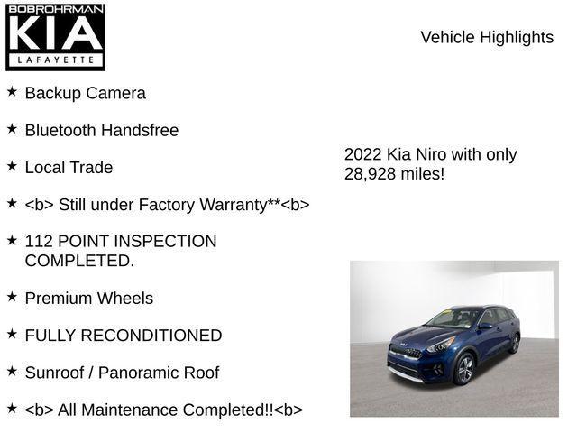 used 2022 Kia Niro car, priced at $20,544