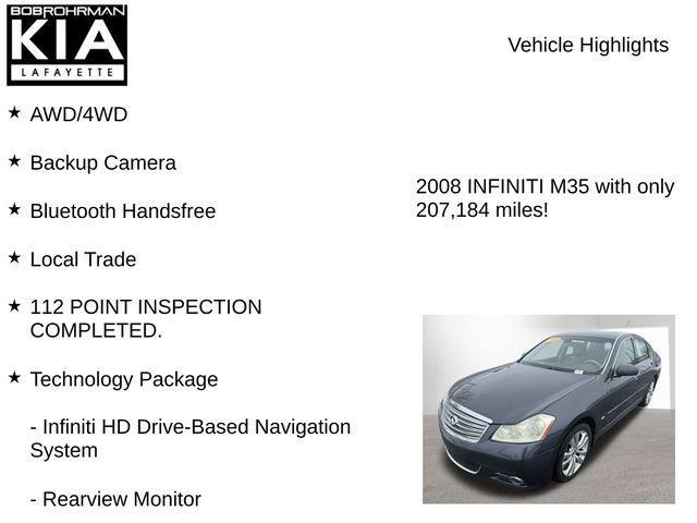 used 2008 INFINITI M35x car, priced at $3,494