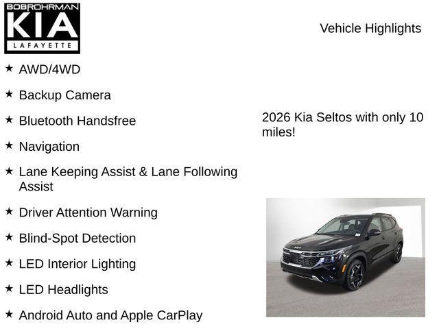 new 2026 Kia Seltos car, priced at $27,505