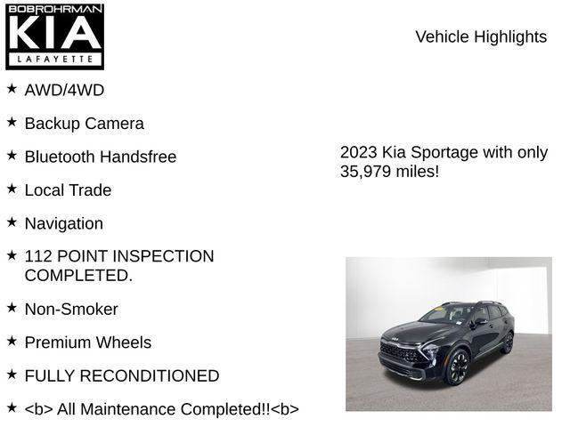 used 2023 Kia Sportage car, priced at $25,682