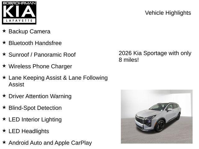 new 2026 Kia Sportage car, priced at $30,962