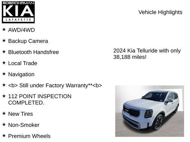 used 2024 Kia Telluride car, priced at $39,989