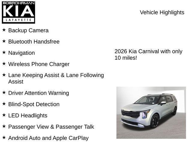 new 2026 Kia Carnival car, priced at $41,095