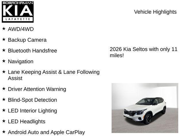 new 2026 Kia Seltos car, priced at $27,139