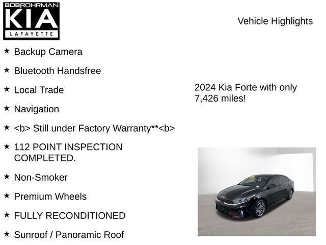 used 2024 Kia Forte car, priced at $23,995
