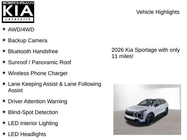 new 2026 Kia Sportage Hybrid car, priced at $35,763