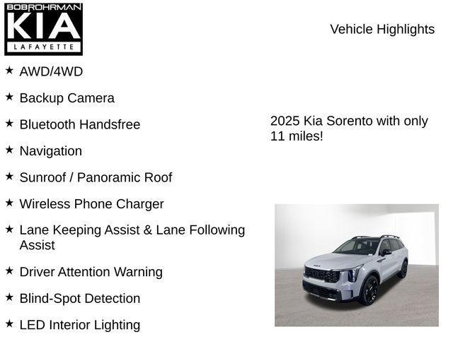 new 2025 Kia Sorento car, priced at $37,589