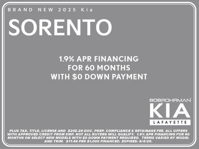 new 2025 Kia Sorento car, priced at $35,461
