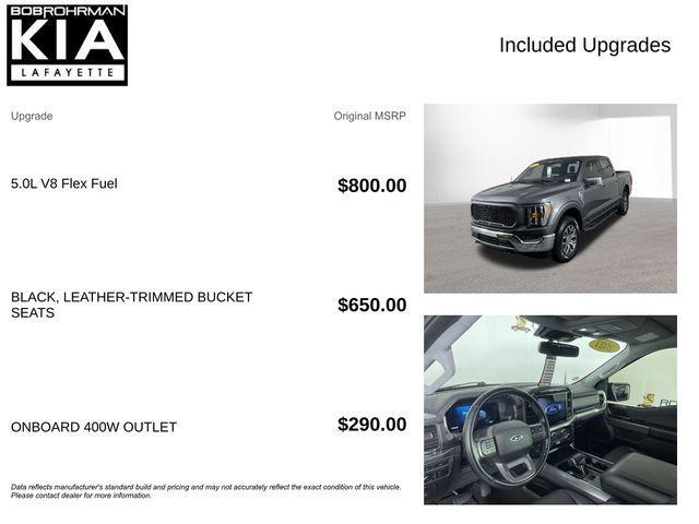 used 2021 Ford F-150 car, priced at $37,239