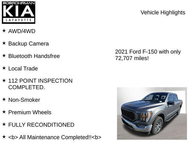 used 2021 Ford F-150 car, priced at $37,469
