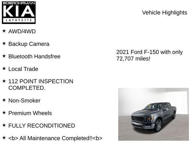 used 2021 Ford F-150 car, priced at $37,239