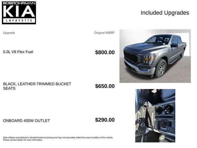 used 2021 Ford F-150 car, priced at $37,469