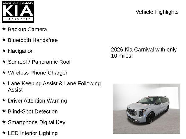 new 2026 Kia Carnival car, priced at $45,320