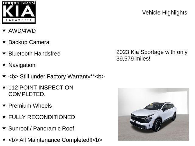 used 2023 Kia Sportage car, priced at $24,873