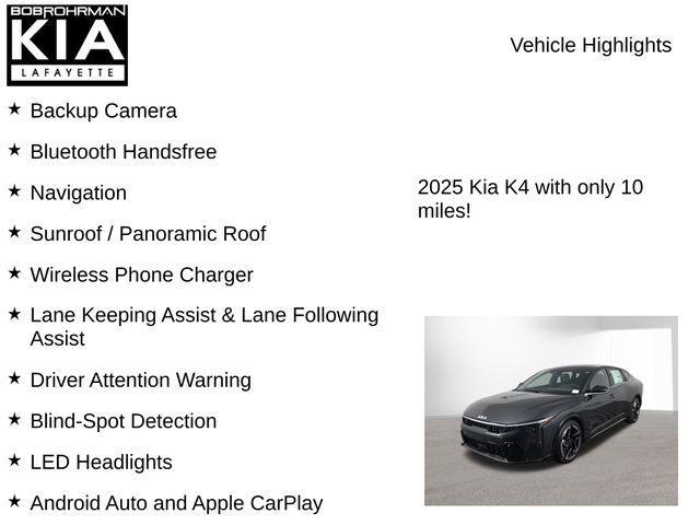 new 2025 Kia K4 car, priced at $26,508
